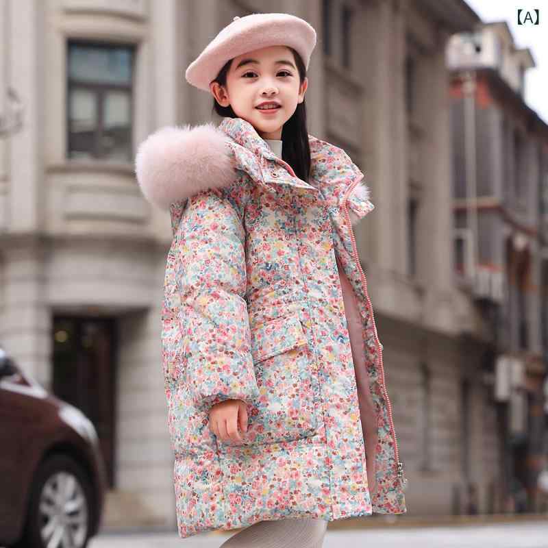 子供用 ダウンジャケット オフ シーズン Balah ミドル 丈 子供用 ダウン ジャケット 女の子 2025年 M サイズと L サイズ 冬 コート 価格