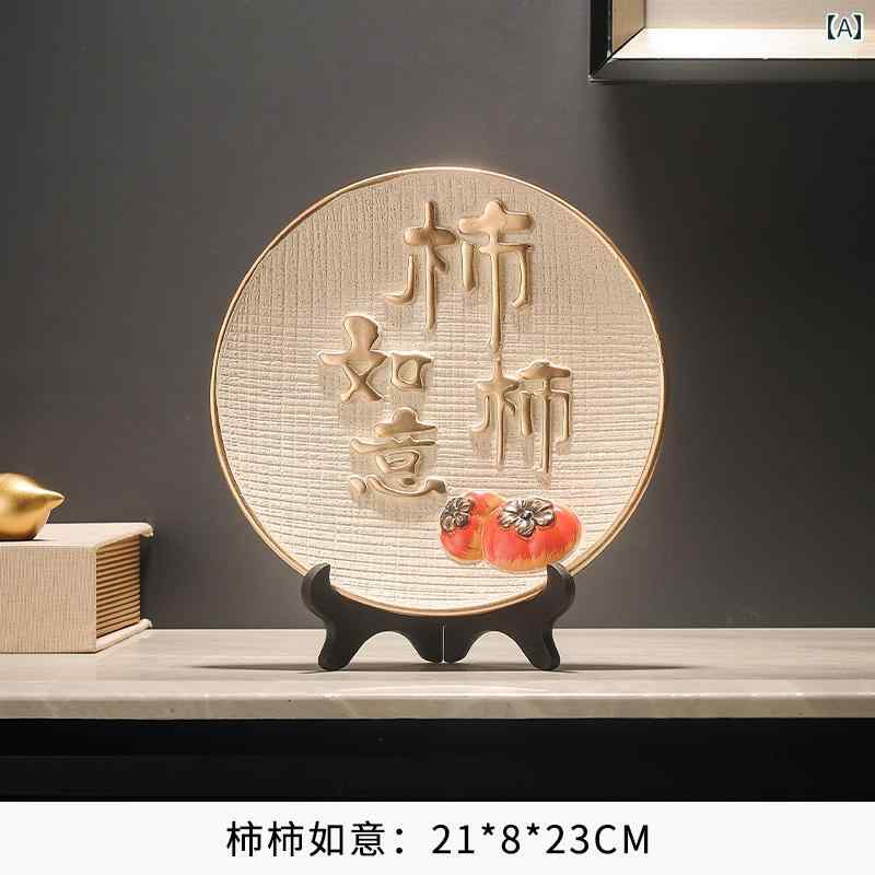 装飾品 飾り チャイナ風 平和と 喜びの 装飾品 ポーチ ディスプレイキャビネット リビング ルームの 装飾 テレビキャビネット ワイン キャビネット 新築 祝いの ギフト