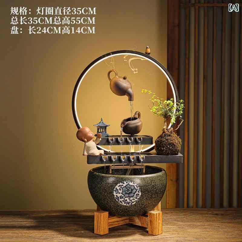 かざり付ける品 飾りつけ 流れる 水の かざり付ける品 回転運動 水 仕合わせの 見晴らし 海洋博物館 な 家 執務室 リビング お部屋 第一歩 営造 祝賀会の 差し上げ物