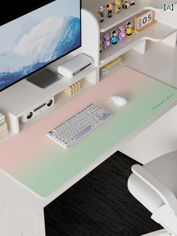 パソコンパッド 防汚 シリコン テーブル クロス リスト マウスパッド コンピューター デスクパッド キーボードパッド 腱 鞘 炎 予防 特大 オフィス