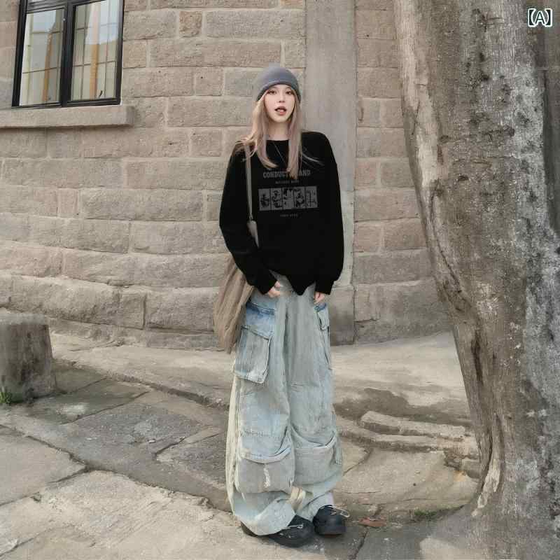 春夏秋 綿 長袖Tシャツ レディース 黒の 長袖 Tシャツ レディース 2025 秋 綿 レイヤリング シャツ アメリカン スタイル スリム インナーウェア 初秋 トップス