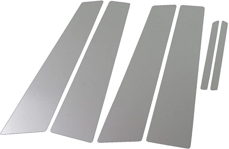 BRIGHTZ マークX 130 133 135 超鏡面ステンレスメッキピラーパネル バイザー無用 6PC 【 PIL-SIL-343 】 GRX130 GRX133 GRX135 GRX X130 X133 X135 マーク X マークエックス エック