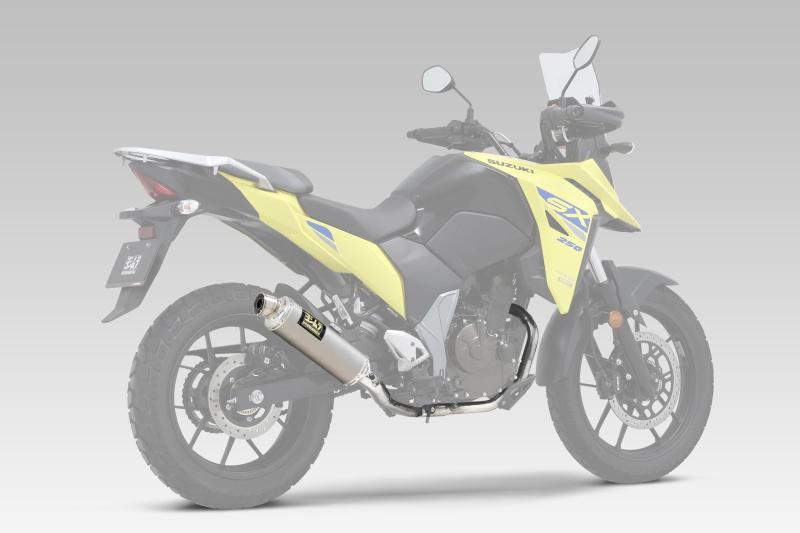 ヨシムラ フルエキゾースト GIXXER250(23)、GIXXER SF250(23)、V-STROM250SX(23) 機械曲 R-77S/GP-MAGNUM サイクロン EXPORT SPEC 政府認証 YOSHIMURA