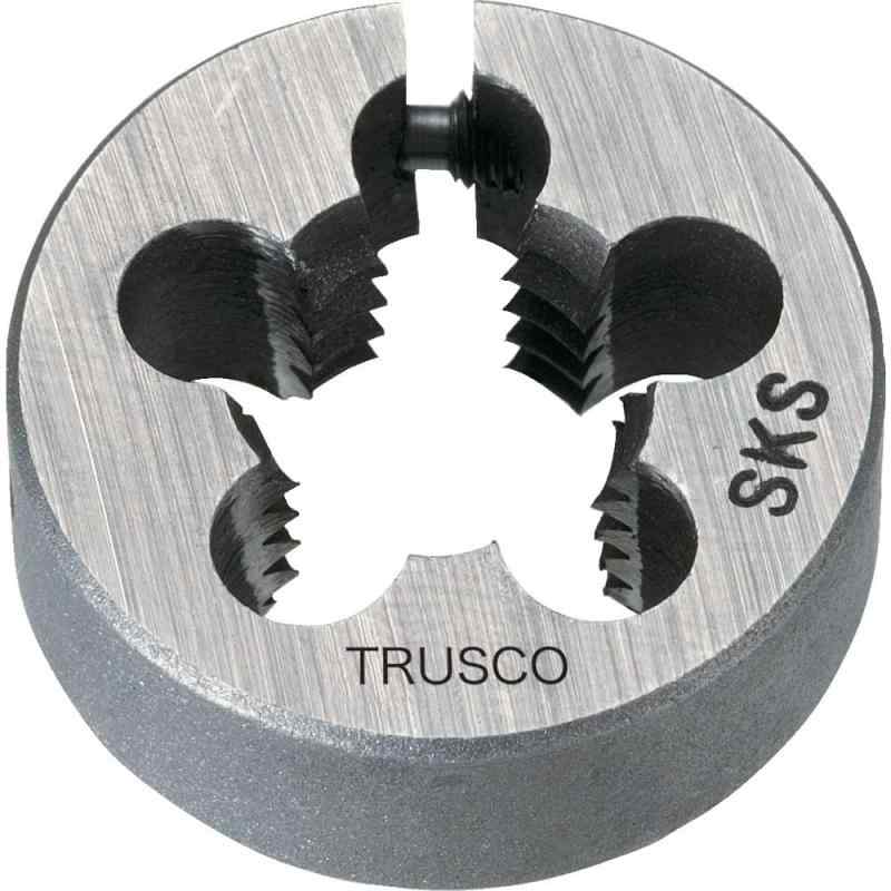 トラスコ中山(TRUSCO) 左・アジャスタブル丸ダイス 38径 M12X1.75 (SKS) LT38D-12X1.75