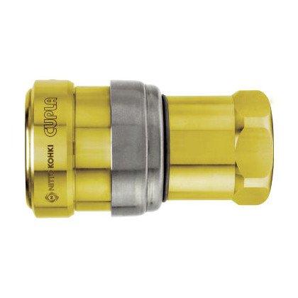 日東工器 ゼロスピルカプラ 真ちゅう製 ZEL-4S FKM BRASS (42813)