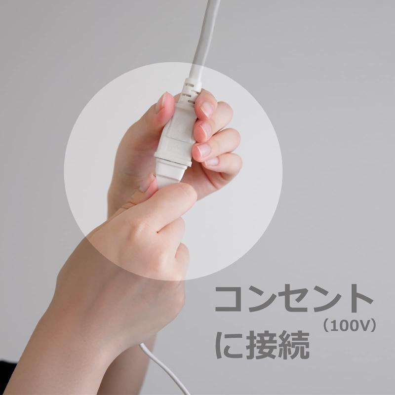 タキズミ(Takizumi) LED ペンダントライト 多目的灯 コンセントで使える チェーン吊下げ式