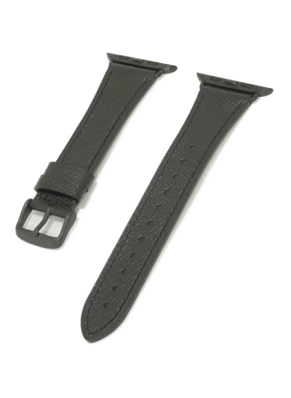 compatible with Apple Watch アップルウォッチ用 バンド ベルト エプソンレザーベルト クロカラント KUROCURRANT 44mm 45mm 46mm 49mm用 Series11/10/9/8/7/6/5/4/3/2/1/