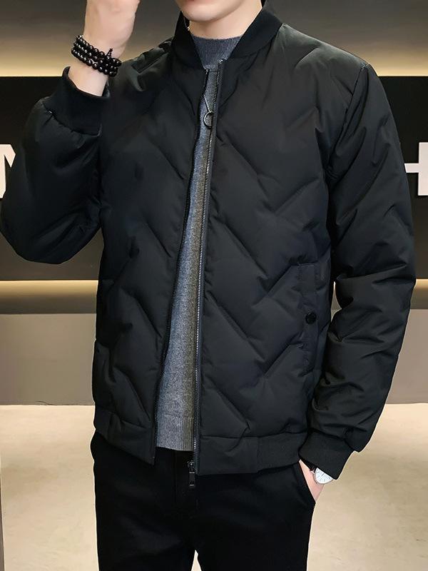 ダウンジャケット メンズ 秋冬 軽量 保温 カジュアル 野球風 コート ストリート 日常使い 暖か 防寒