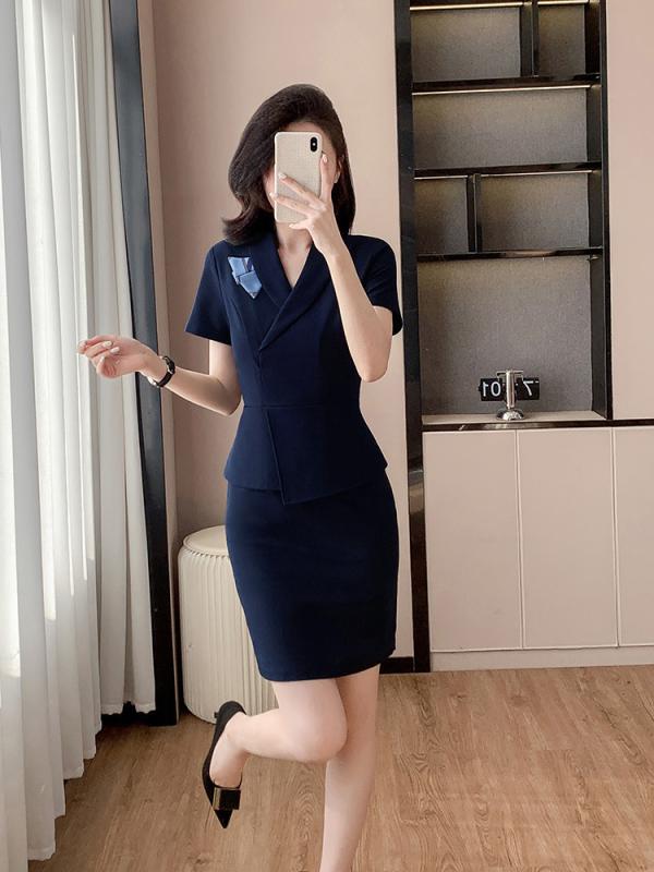 レディース 衣裳 仕事用 制服 美容室 かまい付ける 員 宝飾品販売店 カウンタ 今めかしい  亭主もちらしい 流行り物 トップス 御召しもの 普段使い走り 通い