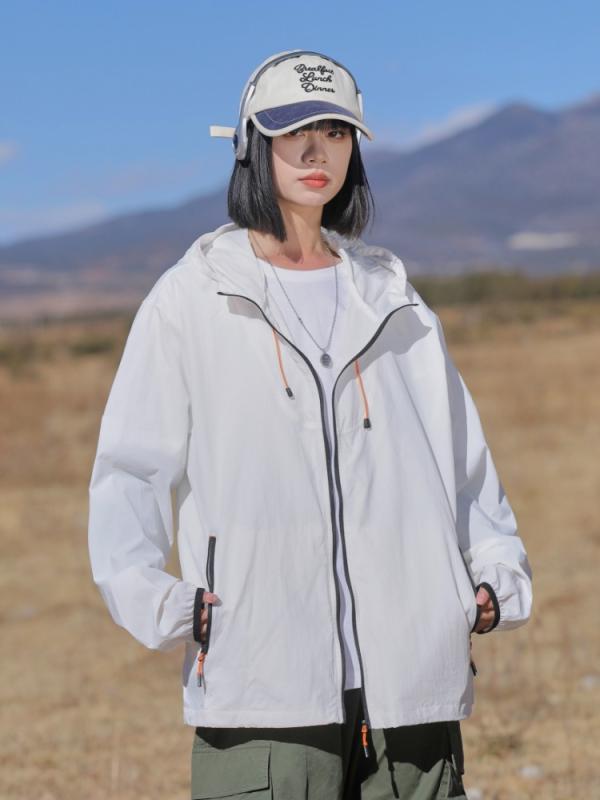 春夏 UVカット アウター メンズ レディース アウトドア スポーツ 軽量 薄手 ゆったり ワーク プロ仕様 吸湿速乾 接触冷感｜LAONsChoice
