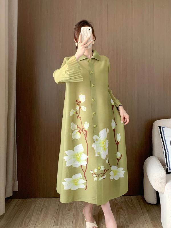 衣装 中国 レディース 春夏 ゆったり ロング丈 御前上等感 大きめ大きさ おっ母さん向け 填まる 普段使い走り ビッグ影ぼうし