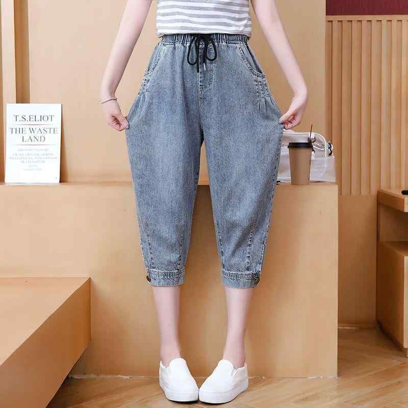 レディース デニム ワイドパンツ 七分丈 ハイウエスト 夏用 薄手 軽量 ゆったり ビッグシルエット 大きめサイズ ぽっちゃり対応 カジュアル 普段使い 伸縮性 快適フィット