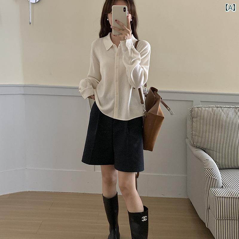レディース ジレー 絨毛 編み物 長袖 秋冬 愛想のいい表現スタイル 情の籠もった原料品 パステル色の トップス プルオーバー