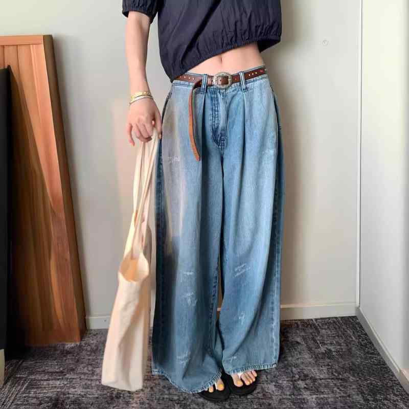 ズボン下 レディース 夏 ジーンズ ロング 心地好い 普段使い走り 綿織物 混 伸ばすこと か細い 相応う 軽さ 吸湿速乾