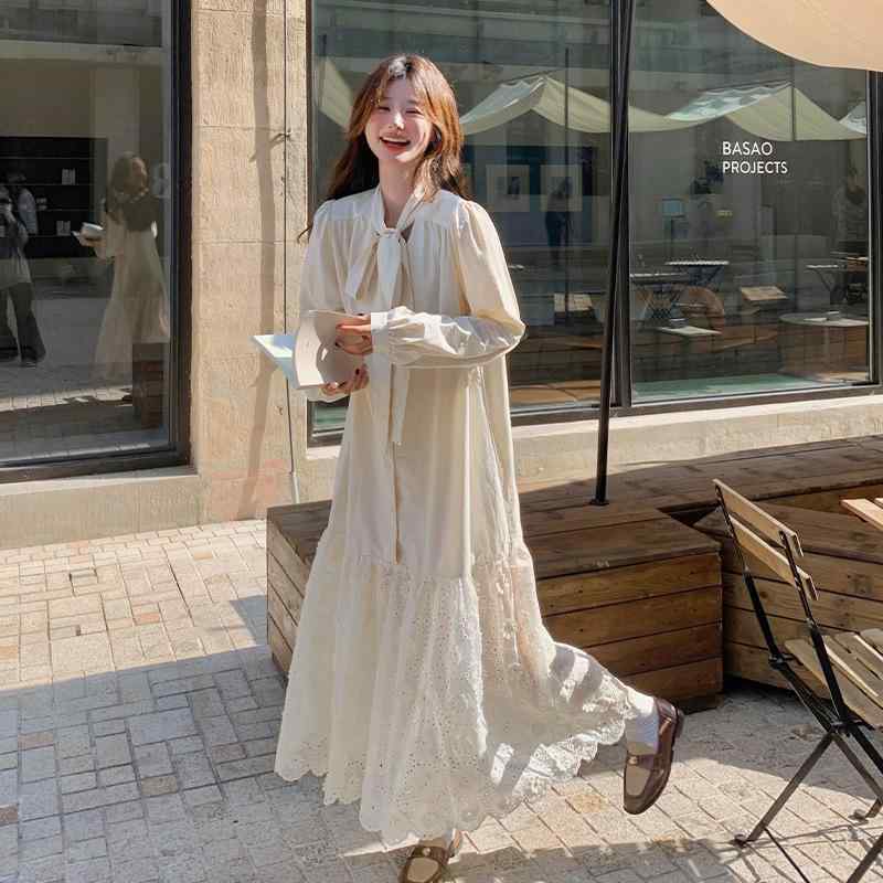 妊婦用 衣装 秋 ベージュ シュロの葉 ガーリー ゆったり 大きめ大きさ フィッシュテール プルオーバーお召しもの 愛くるしげ 冷やりとした 淡色 妊婦服 秋服 マタニティ ゆったり影ぼうし 好いたらしい 普段使い