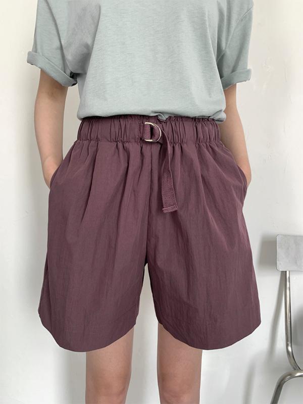 女性用 夏 ショーツ 軽量 通気性 綿素材 伸縮ウエスト ストレート 5分丈 ハーフパンツ カジュアル 普段使い シンプルデザイン