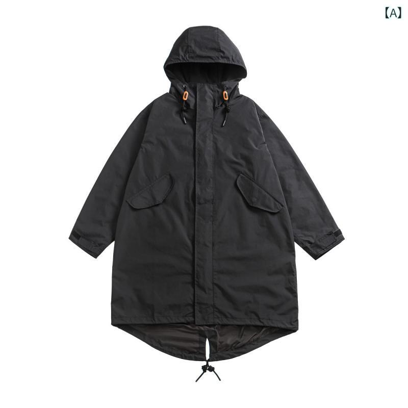 コート レディース 春 ロングコート ミドル丈 フィッシュテール アメリカンスタイル トレンチコート 軽量 伸縮性 カジュアル 普段使い|LAONsChoice
