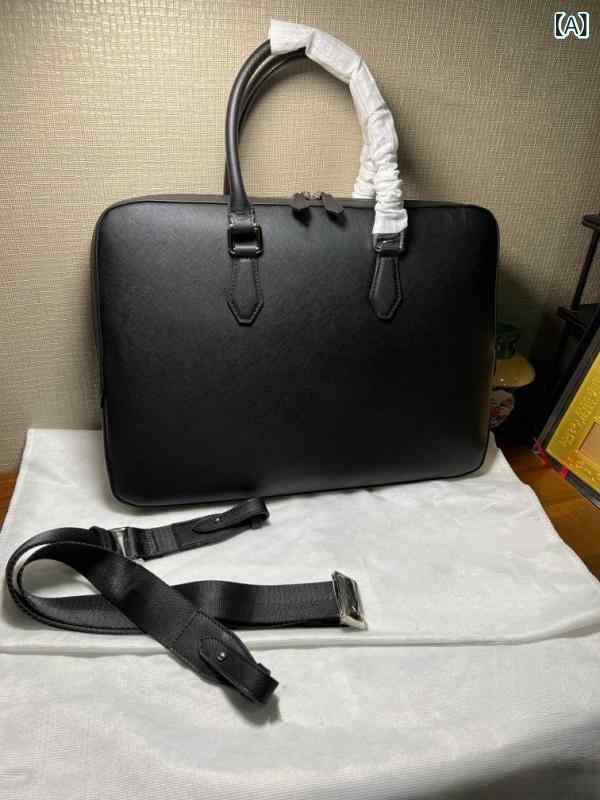商行為御徒面子 メンズ 革 ブリーフ容れもの 十字飾りつけ 万覚え帳パソコン相応う 分かりやすい 御前上等感 通い用 牛皮 ハンドバック ミニマル  成人男性用