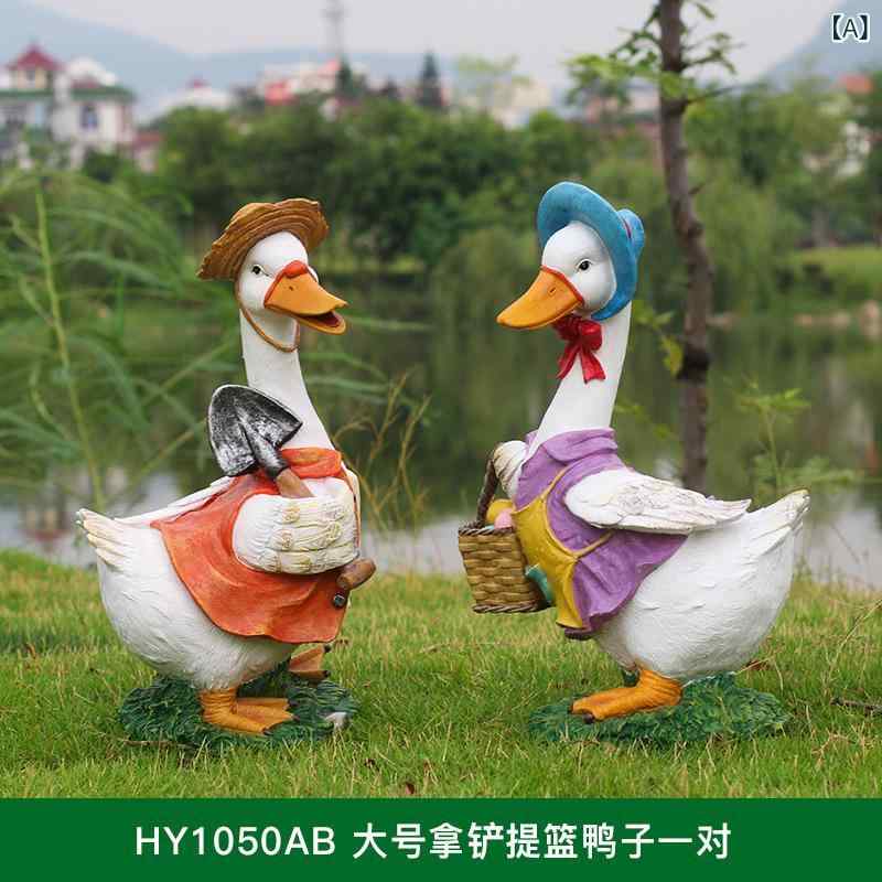 苑地 飾りつけ 愛くるしげ 鴨 ポンチ絵 FRP 刻みつける 運動場 即物的 毛の荒物 図形 室外 耐久性 風景 飾りつけ ガーデニング かざり付ける 庭院 飾りつけ