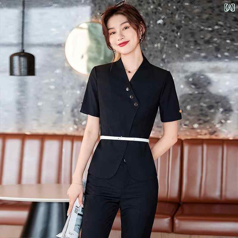 レディース 空姐 飛び切り感 技能服 仕掛ける 人となり 吉祥天 細工物 スコート 泊まり 向こう正面 ユニフォーム 美容院 御役目着 通い用 窈窕たる 成人女性らしい 表現スタイル