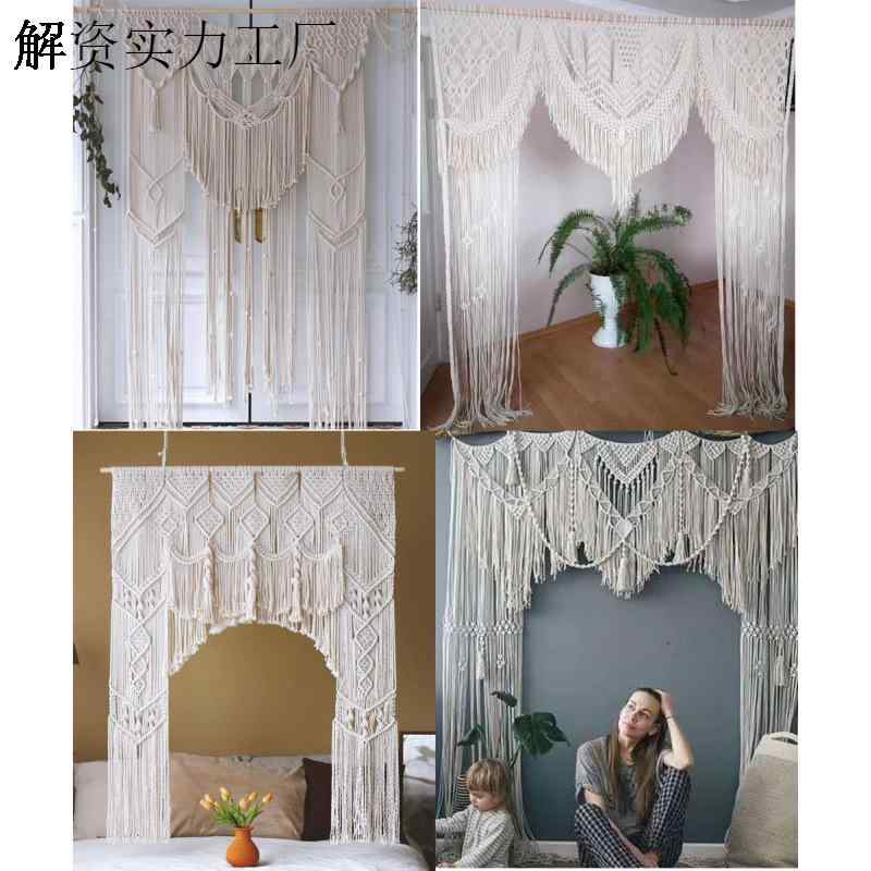 飾りつけアラス 北欧 ボヘミアン 手編み 華燭の典 華燭の典 周囲の状況 かざり付ける 室内装飾 布切れ お手てお手伝いさん 自然的 ボホスタイル 寄り合い用 ホームデコ