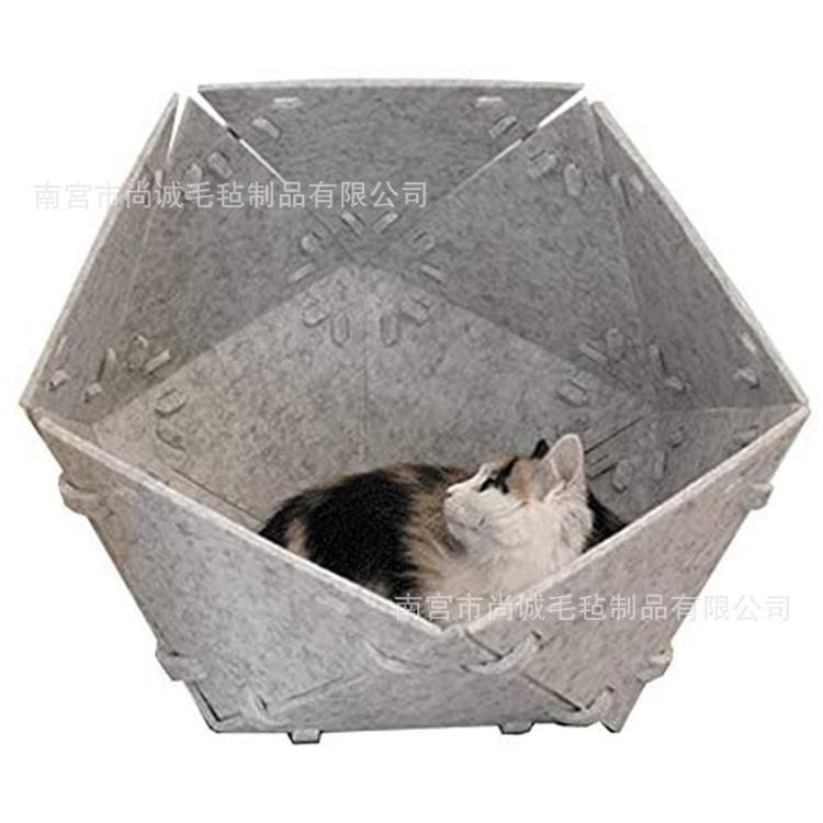 愛玩動物棲み家 猫犬用 フェルト原料品 取りはらい能力のある 洗い濯ぎ可 四季相応う 保暖 生あたたかい 室内用 愛くるしげ 猫臥榻 犬掘ったて小屋 愛玩動物臥榻 好いたらしい 軽さ