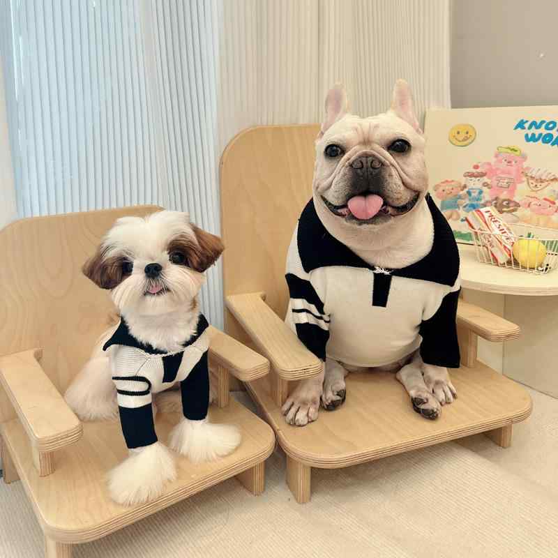 犬服 猫服 秋冬 セーター 小型犬 フレンチブルドッグ シュナウザー ビションフリーゼ マルチーズ シーズー ニット 暖かい 伸縮 軽量 ペットウェア 室内着 防寒 保温 ふわふわ 柔らか 着心地 カジュアル シンプル かわいい ゆったり 日常｜LAONsChoice