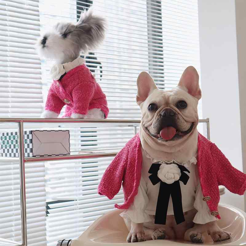 愛玩動物服 犬服 猫服 秋冬 生あたたかい 編み物 上衣 フレンチブルドッグ シュナウツァー ビションフリーゼ ビション 中小型犬 猫用 保温 伸縮性 軽さ ふわふわ もこもこ 防寒 日常使い走り 優しいこと 保温成り行き 防寒打つ手 高品質 綿混紡 防 朦朦たる 延性のある原料品