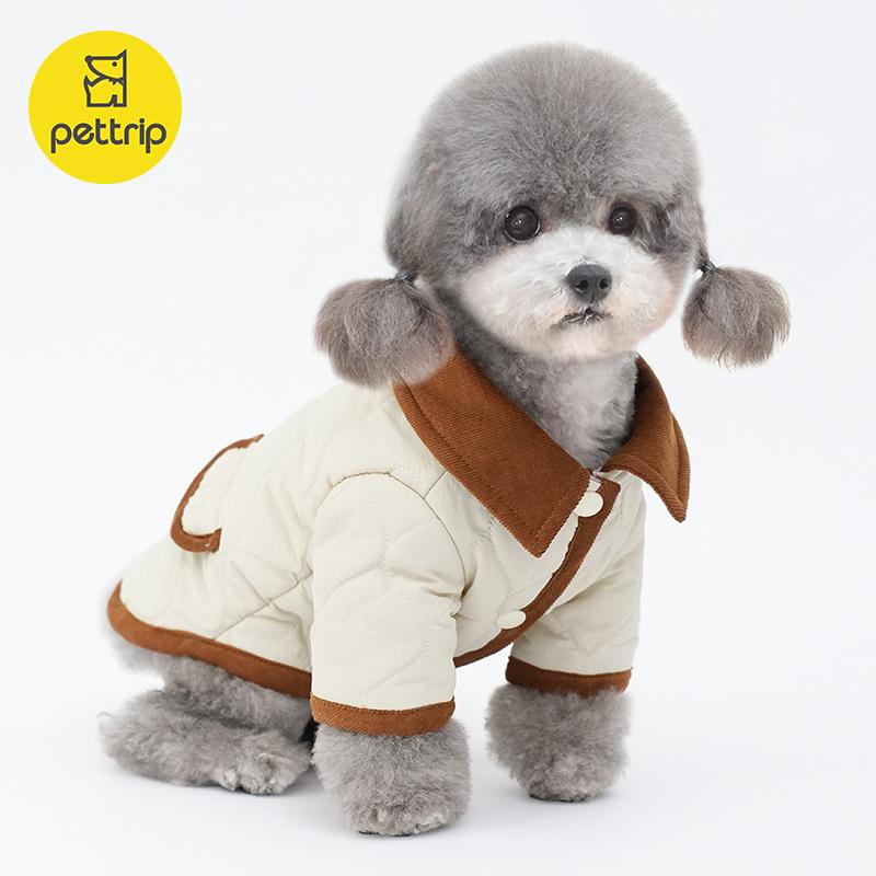 犬服 秋冬 欧米表現スタイル 愛玩動物服 小型犬 テディ ポメラニアン 相応う 綿出どころ 綿織物 保温 軽さ 伸縮性 ほっつき歩く アウトドア 室内 御部屋着 御膳上等感 ゆったり 着痩せ 体型取りまかなう 二の腕取りまかなう 土手っ腹あたり近所 役立つこと性 原料品 優しいこと もの柔らか 好いたらしい 日常 防寒