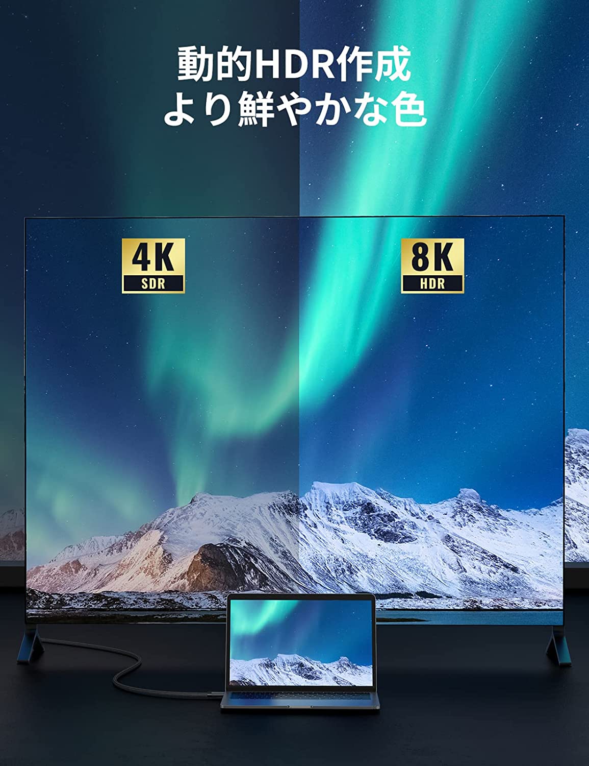 100％安い UGREEN hdmi 2.1 hdmiケーブル 1m 8K HDMI ケーブル 48Gbps 超高速 60Hz 4K 120Hz  ウルトラハイスピード PS5 PS4用 イーサネット ARC対応 Xbox Series X S UHD HDR HDCP eARC 3D Apple  TV Fire PCモニター