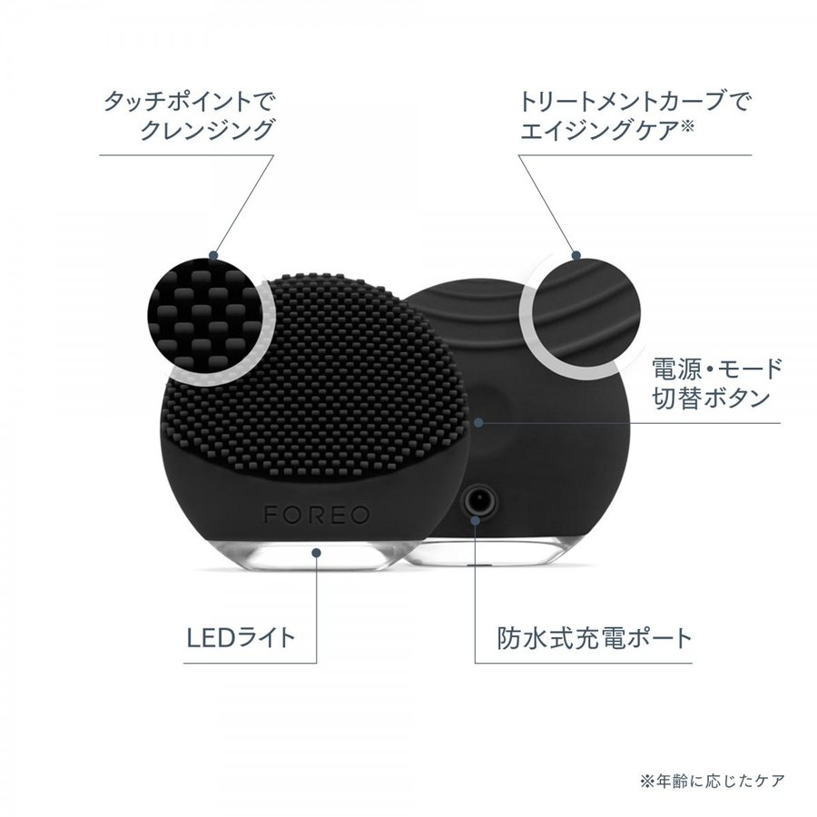 珍しい 在庫処理品 FOREO フォレオ TRAVEL LOVERS KIT 3P LUNA go for メン 電動洗顔ブラシ エイジングケア  コンビネーションスキン オイリースキン ルナ 洗顔ブラシ fucoa.cl