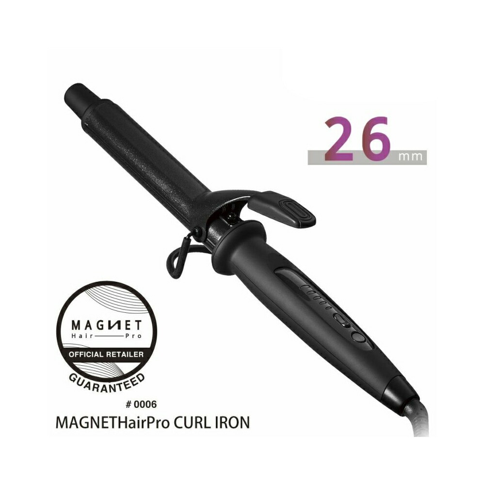 マグネットヘアプロ カールアイロン38mm HCC-G38DG HOLISTIC cures マグネットヘアプロ カールアイロン 38mm HCC