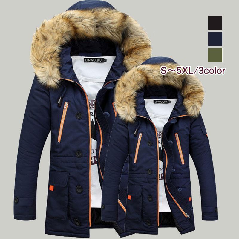 中綿ジャケット ジャケット 綿入れ メンズ メンズファッション 厚手 アウター フード付き 防風 冬服 秋物 ポケット おしゃれ