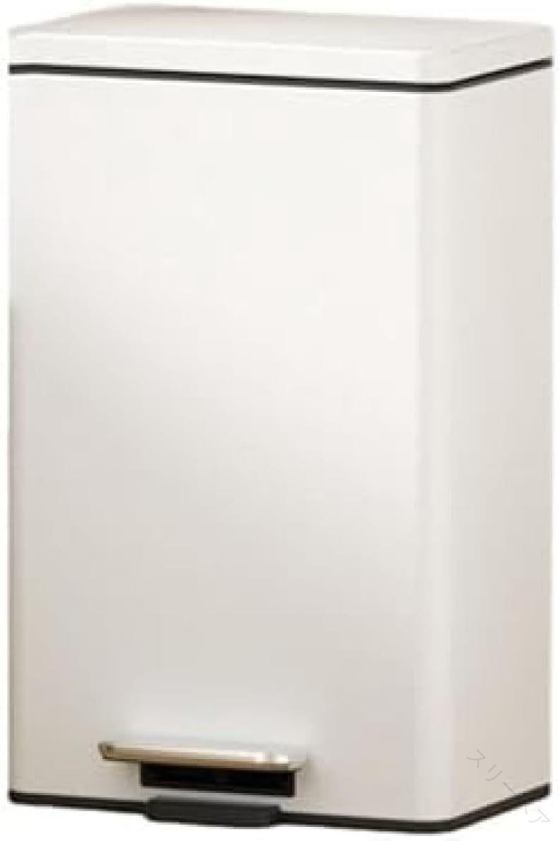 ゴミ箱 ふた付き 10L ダストボックス 角型 ペダル式 ごみ箱 スリム おしゃれ 抗菌 消臭 密閉 音無し 部屋 リビングルーム トイレ キッチン 浴室 オフィス用 スチール