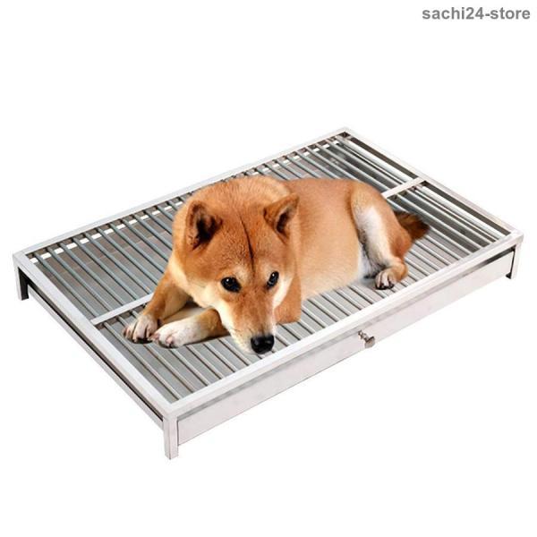 犬用室内用便器御盆、ステンレススチールペットトレーニングトレイ、大電気容量のお取りつくろうが飾り気の無いで健康方的