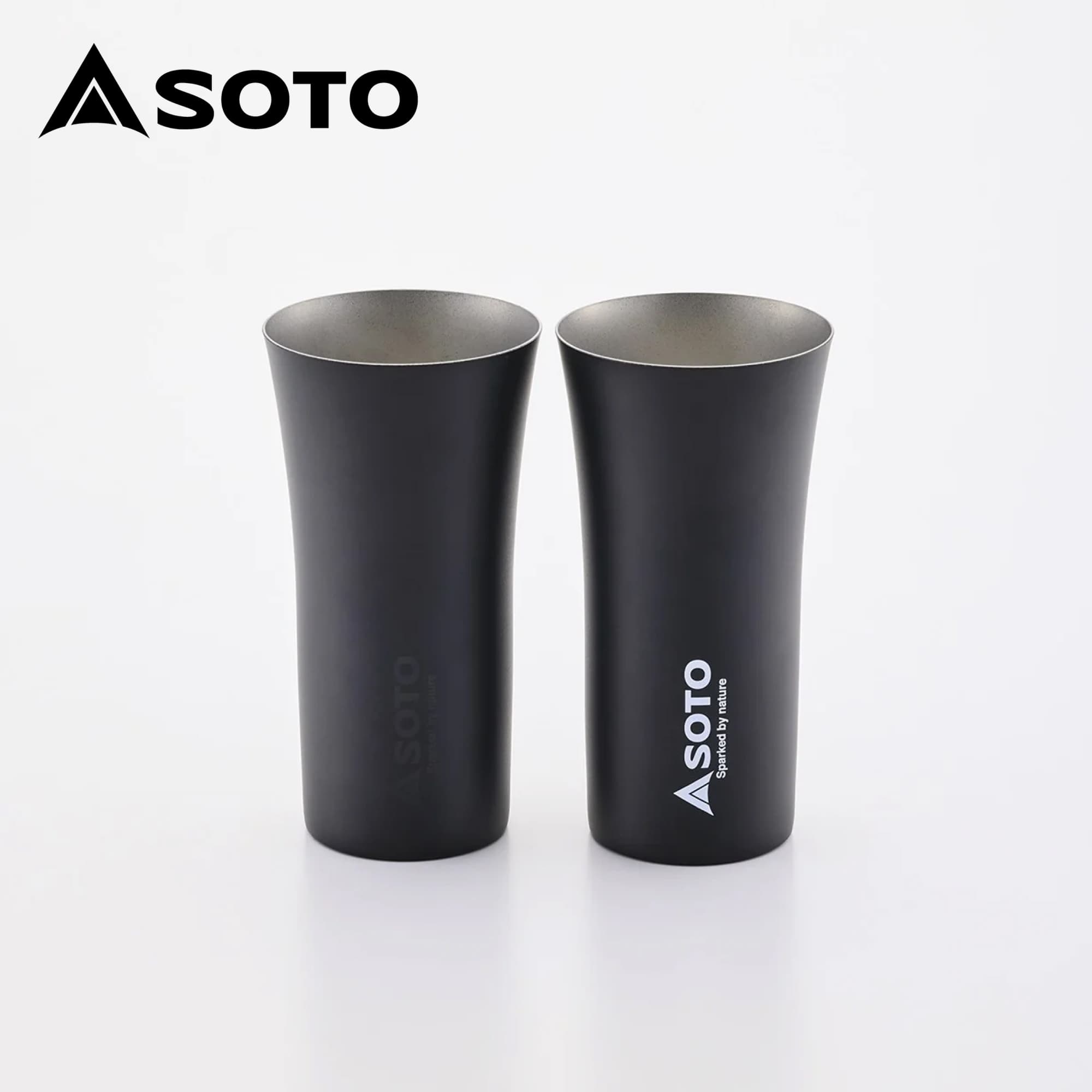 【量目押さえる】SOTO ソト ステンレスビアタンブラー 黒いこと 400ml 2本 差し上げ物仕掛ける ST-BT40BKGS 丸焼き アウトドア 難民キャンプ 差し上げ物 差し上げ物 差し上げ物