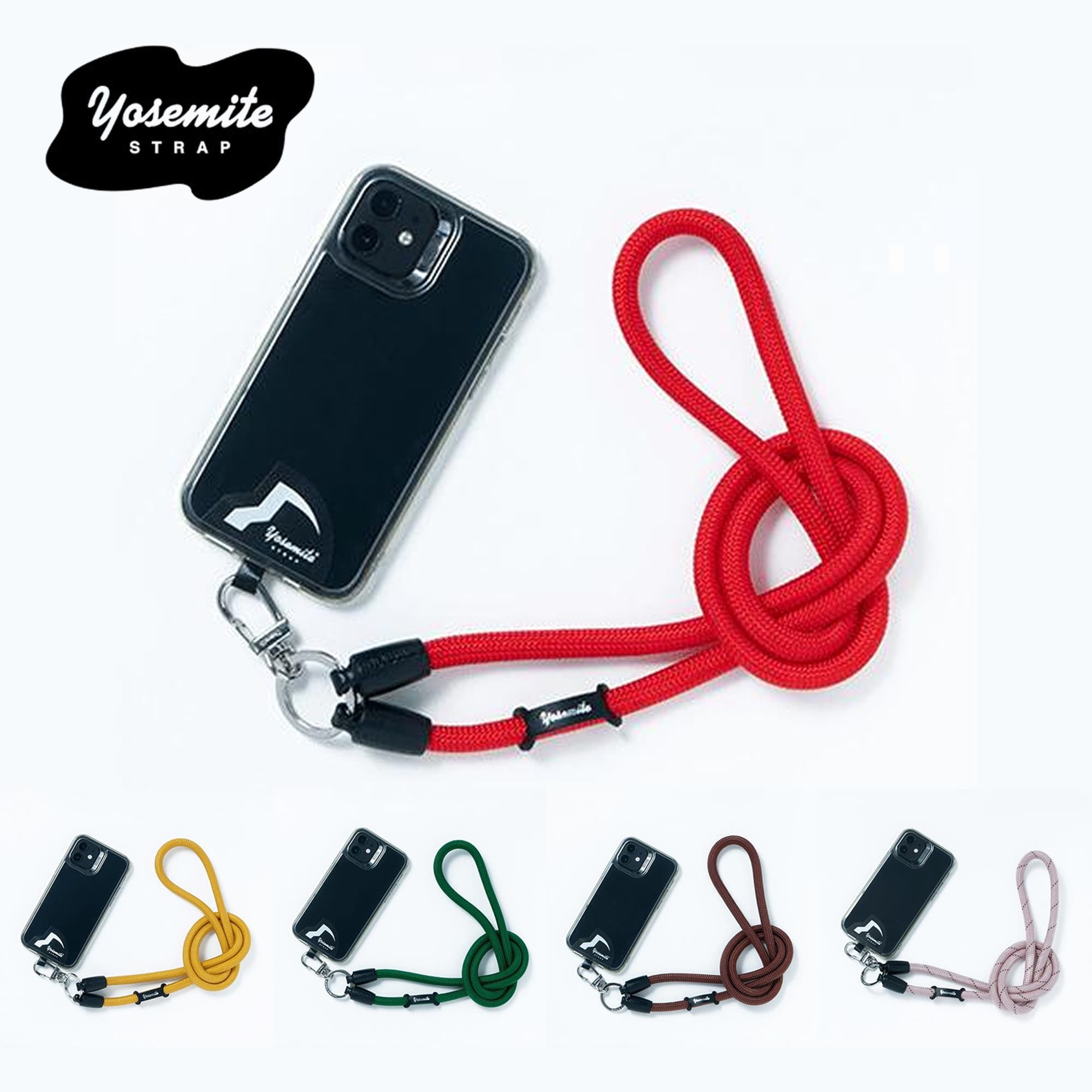 YOSEMITE ヨセミテ MOBILE STRAP モバイルストラップ 120cm YMS-1000 全5色｜ラペルト