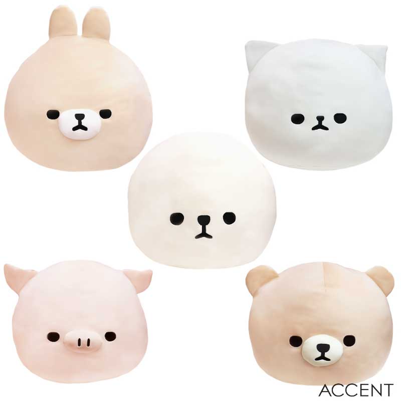 楽天市場】MOFMOFRIENDS（モフモフレンズ）フェイスクッション 約