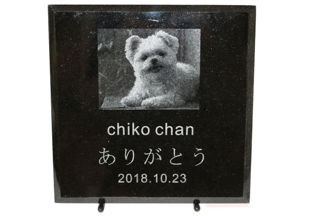 楽天市場 ペット 墓 ペットのお墓 ペットメモリアル オーダーメイド 犬 ネコ 猫 石製 プレート 30cm角 写真彫刻 メモリアルプレート オーダー レーザー加工 猫 墓石 黒御影石 インド産bvr オリジナル ペット供養 メモリー 屋内 屋外 送料無料 ストーングッズのlapis