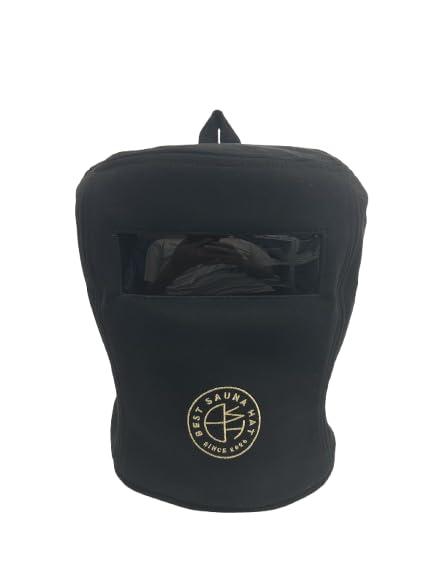 Best Sauna Hat 金 刺しゅう入り口・入口 もの恐ろしい断熱性 盛りだくさん人間の顔 雲煙窓虚無僧 如何様物 スエードクロス マイクロ衣料繊維 \u0026amp; ポリエステル・メッシュ原料品 特大大きさ サウナかぶり笠