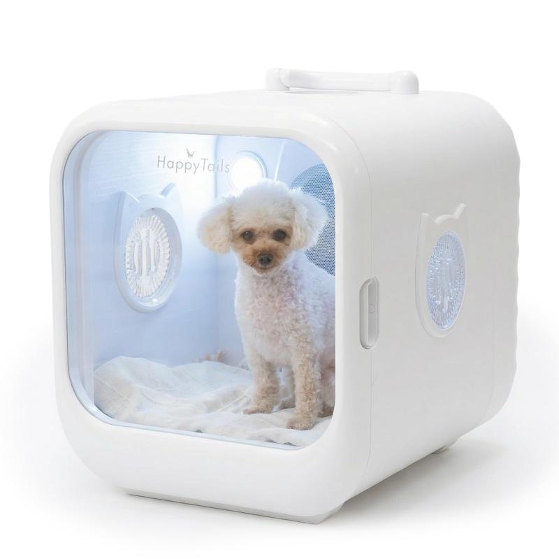 しっぽのまわり合わせ ペットドライルーム 63L 静音心積もり 愛玩動物 ドライヤー ボックス席 犬猫兼用 小型犬・猫向け オーバーヒート防御すること 風力・熱度自然調整 エア湖シャワー相応う お風呂後 自動小銃かわき切る 40dB 手持ち部分付き添い人