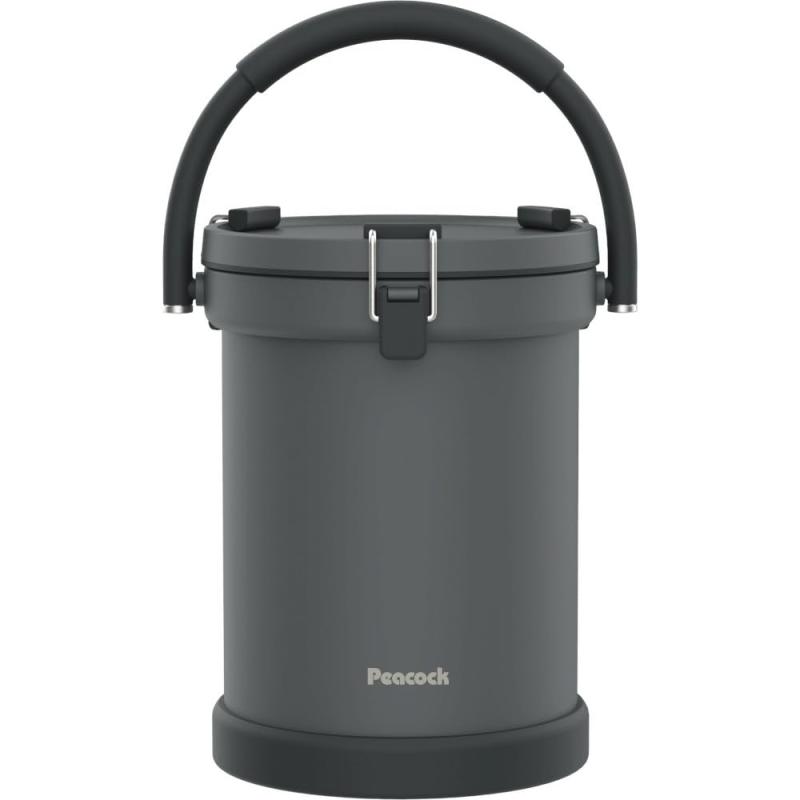 ピーコック（peacock） 冷房装置井戸釣瓶 IGN-100 小型 9.5L 冷房装置ボックス席 保冷 難民キャンプ 捉え所のない冷房装置 無意味さ断熱 （暗然たる薄墨色/ＦＦ）