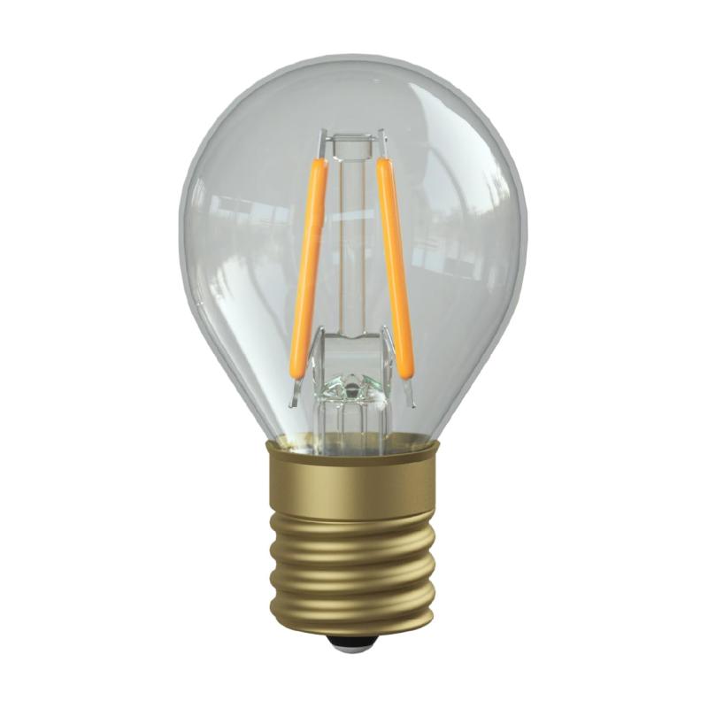 ビートソニック OnlyOne(オンリーワン) LED電球 Siphon(サイフォン) ボール35 クリアガラス 35W相当 暖系電球色(2400K) E17 2.5W 300lm ホワイト LDF133D