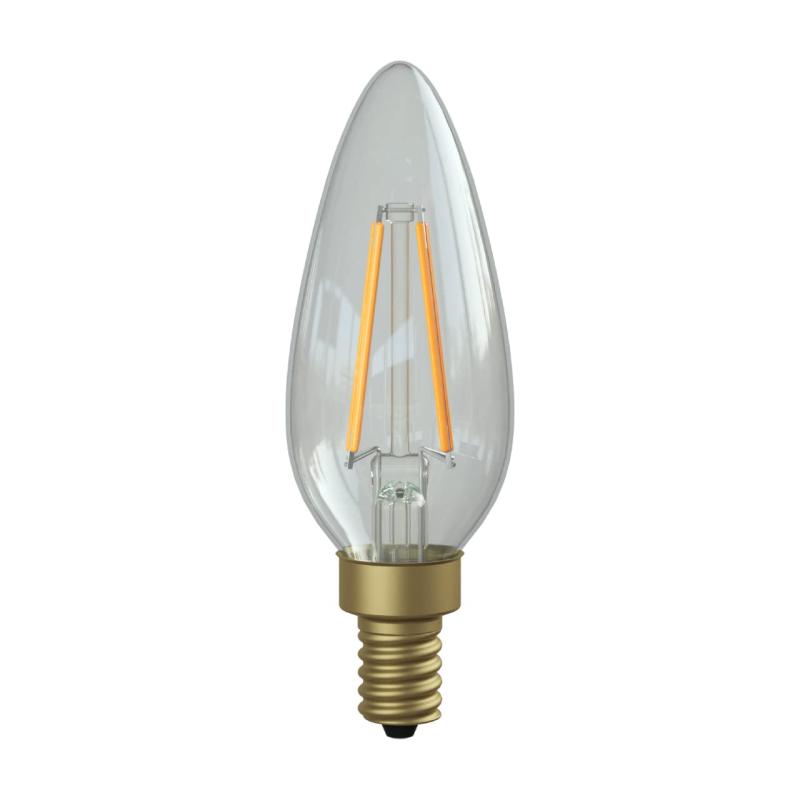 ビートソニック OnlyOne(オンリーワン) LED電球 Siphon(サイフォン) シャンデリア電球形 40W形相当 電球色(2700K) E12 3.0W 400lm クリアガラス LDF94D