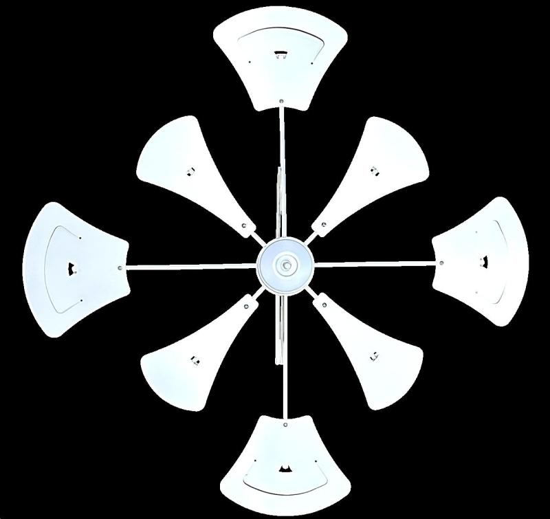 日本製エコエコファン 天カセ式 TES-104(扇形) エアコン風よけ省エネ天井埋込型エアコン 節電グッズ 空調効率UP おしゃれ インテリア サーキュレータートーカイデザイン