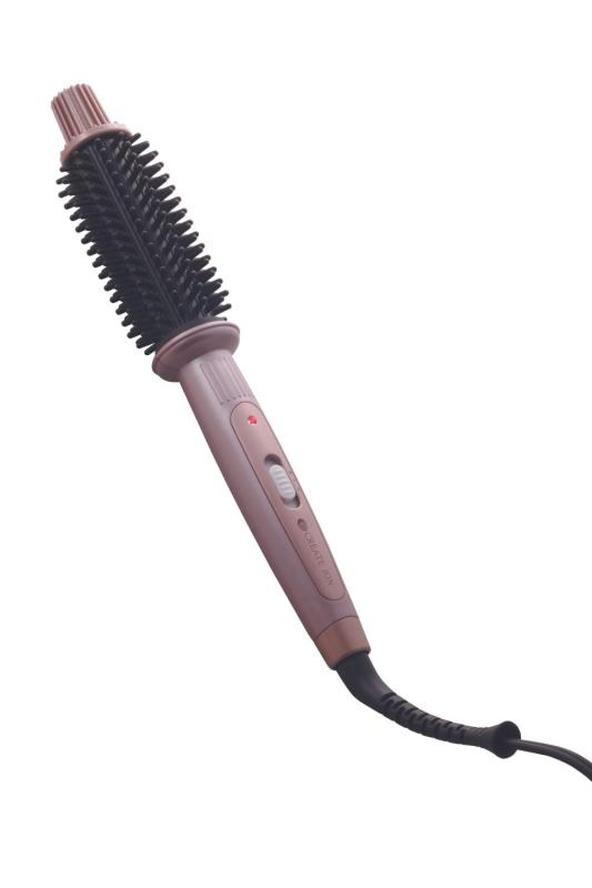 Create (クレイツ) イオン ロールブラシアイロン 26mm ヘアアイロン (2段階 温度調節) カールアイロン 簡単 巻き髪 HSB-02