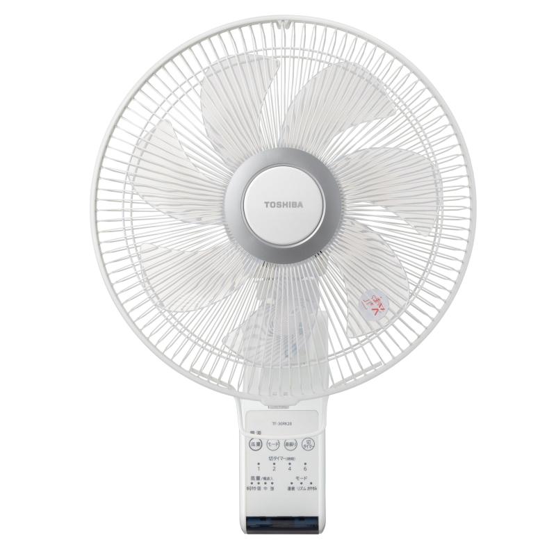 TOSHIBA(東芝) 飾りもの扇風機 TF-30RK28 W 遠隔操作付 7枚機翼 風量4座標軸 切タイマー ホコリ押しとどめる産業機翼