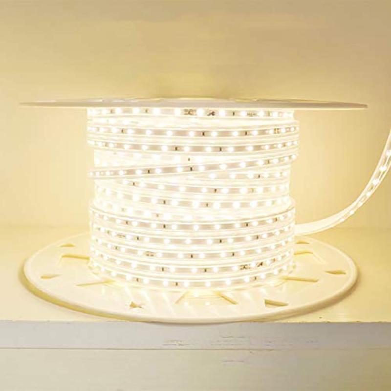 100v led テープライト 防水 120leds/m 間接照明 配線不要、プラグアンドプレイ
