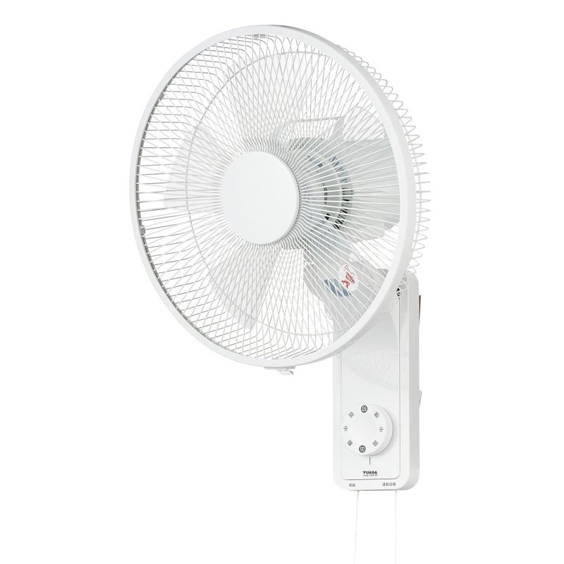 ユアサプライムス 飾りもの扇風機 YKW-390E(W) 白いこと 手が届かずみどり児にも安全性のある 5枚機翼 引き吊りひも取り替えっこ ロング吊りひも 壁掛扇