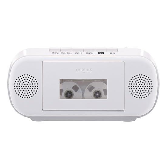 東芝 TOSHIBA CDラジオカセットレコーダー 白いこと TY-CDS9(W)